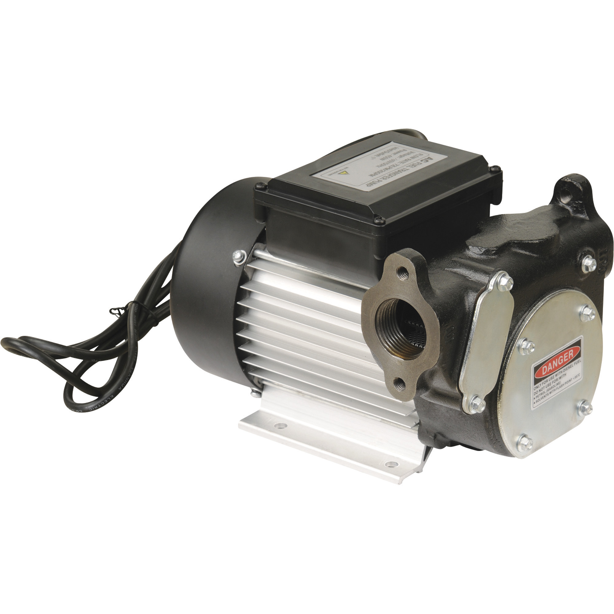 Roughneck Diesel Fuel Transfer Pump, 22 GPM, 120V AC, 26 Max. PSI, Electric Fuel Pump